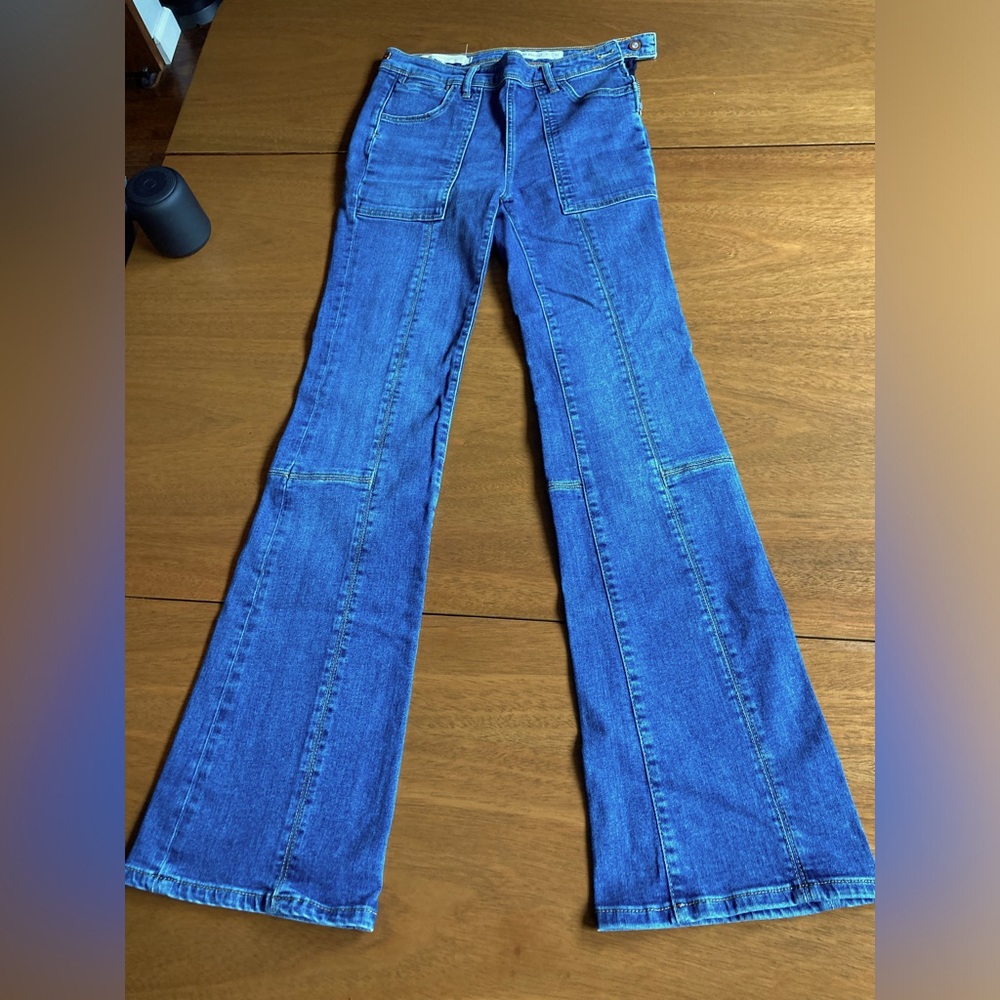 Pilcro and the Letterpress high rise bootcut. Sz 25